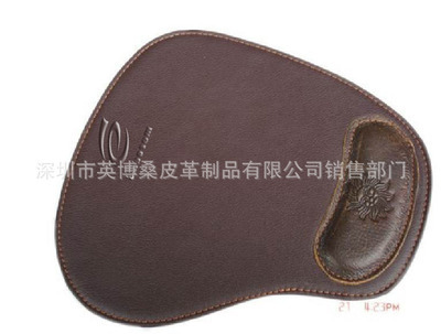 【加工定制真皮/pu/橡膠/pp/pvc/鼠標墊,手腕鼠標墊】價格,廠家,圖片,箱包皮具加工,深圳市英博桑工藝禮品-